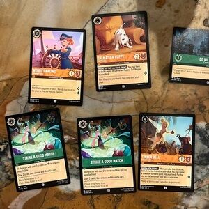 Disney Lorcana lot of ten (10) cards